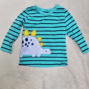 🚨3/$10 Striped Dinosaur Long Sleeved T-Shirt